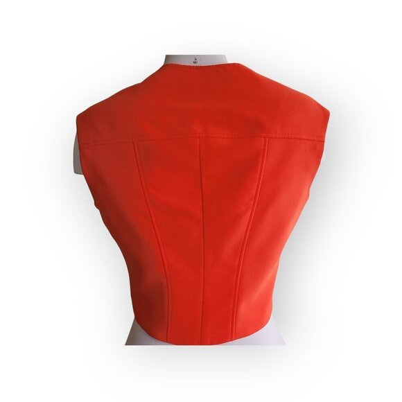 Amanda Uprichard Orange Corset Top Size M - Picture 7 of 13